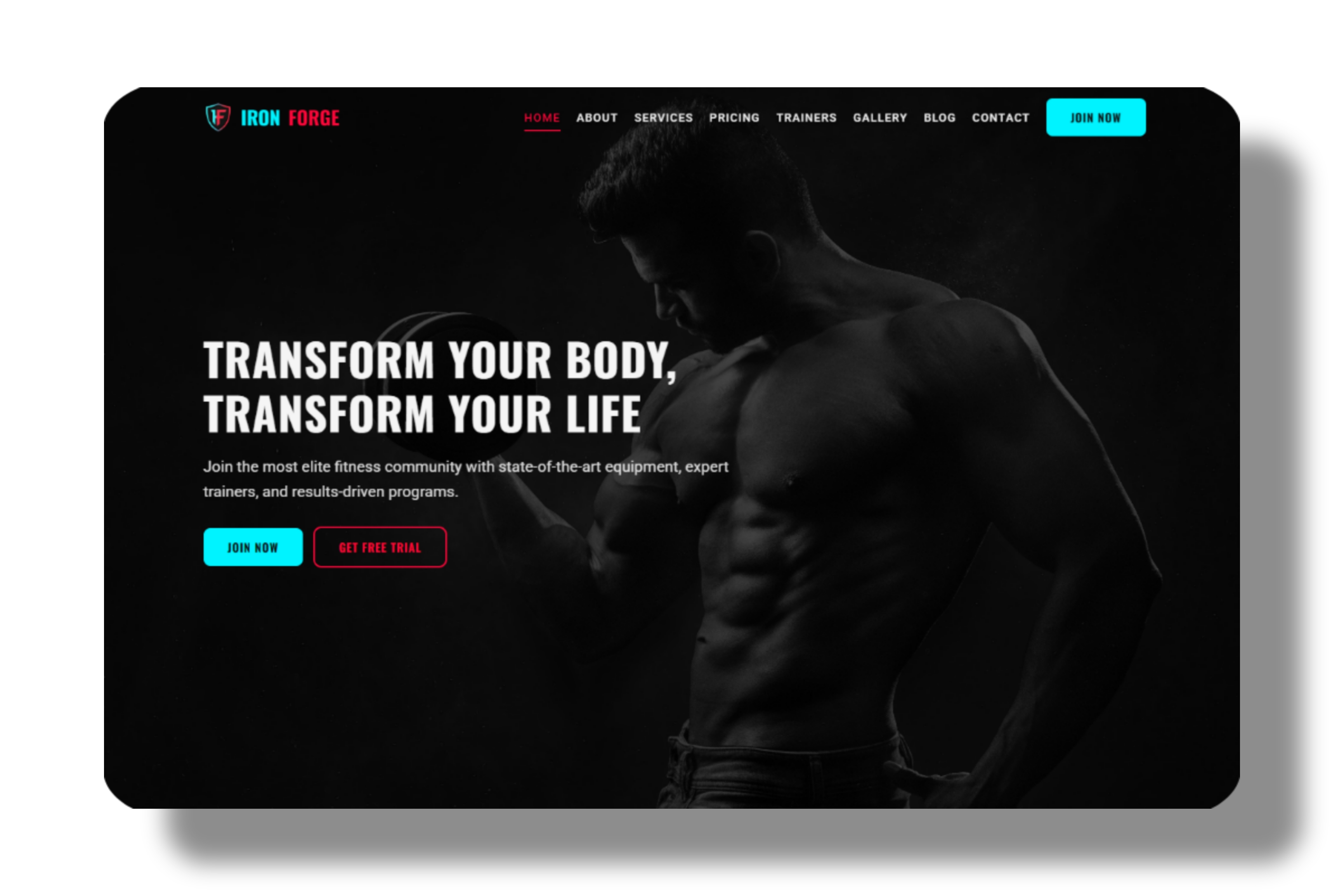 Gym Fitness Website